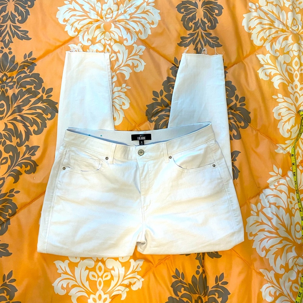 Lularoe White Skinny Jeans
